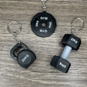3PCS GYM KEYCHAIN SET 30% off